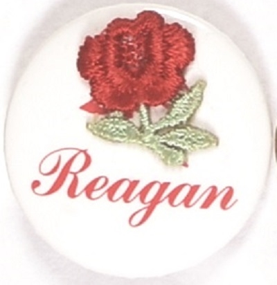 Reagan Embroidered Rose Pin