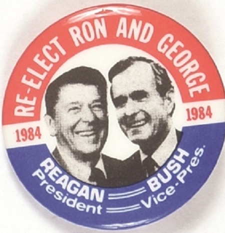 Reagan Re-Elect Ron and George