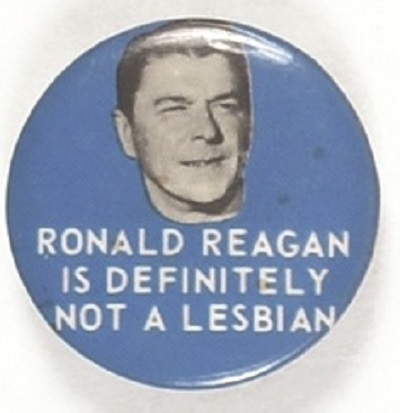 Ronald Reagan Definitely Not a Lesbian