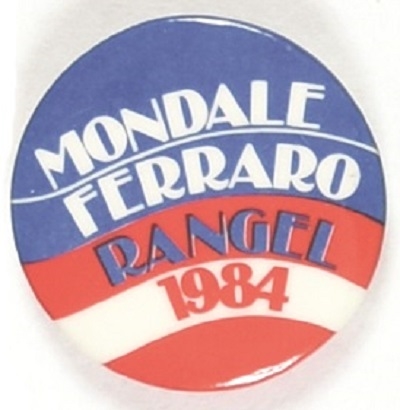 Mondale, Ferraro, Rangel New York Coattail
