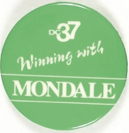 AFSCME District Council 37 (New York City) for Mondale, Green Version