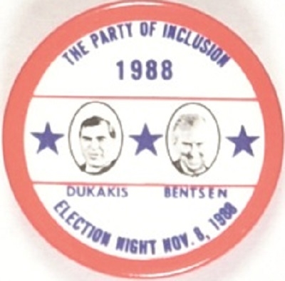 Dukakis, Bensten Party of Inclusion Red Jugate