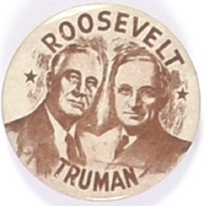 Roosevelt, Truman Scarce 1944 Jugate