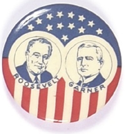 Roosevelt, Garner Stars and Stripes Jugate