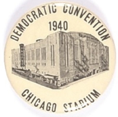 FDR 1940 Convention Pin