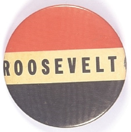 Franklin Roosevelt Red, White, Blue Pin