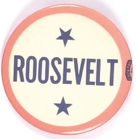 Franklin Roosevelt Two Stars Pin