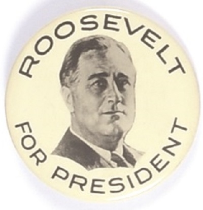 Roosevelt for President Unusual Celluloid