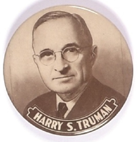 Truman Larger Size Brown Celluloid