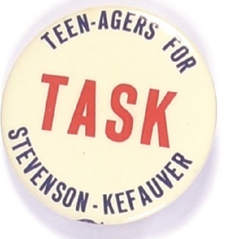 Teen-Agers for Stevenson-Kefauver