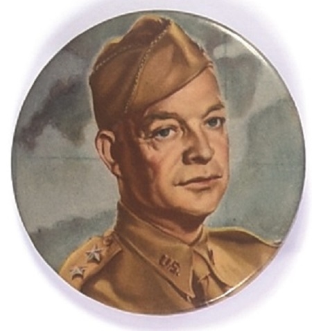Eisenhower in Uniform Color Celluloid