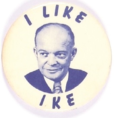 I Like Ike Large Picture Pin