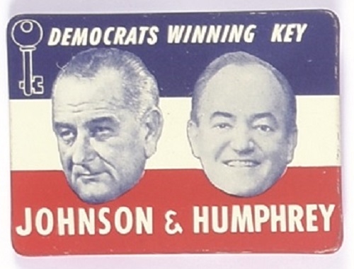 Johnson, Humphrey Democrats Winning Key