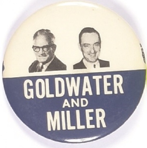 Goldwater and Miller Large Blue, White Jugate