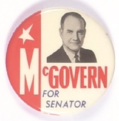 Early McGovern for Senator Pin