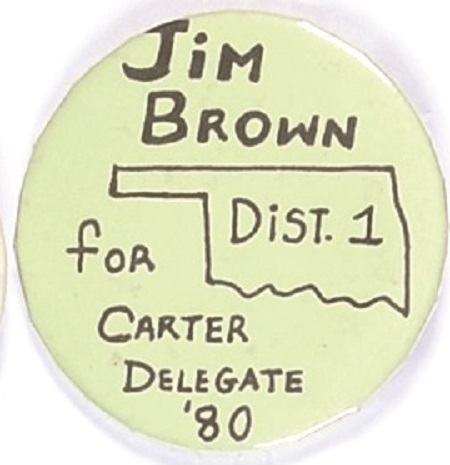 Jim Brown for Carter Delegate Oklahoma