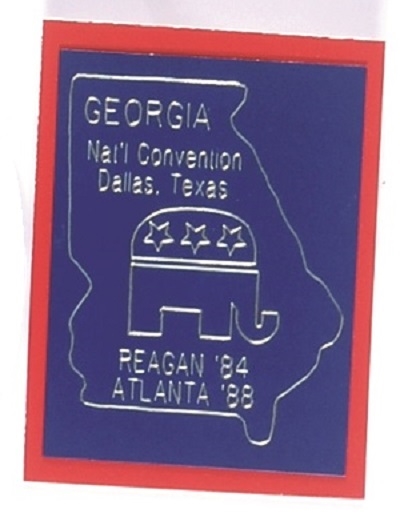 Reagan Georgia Convention Pin
