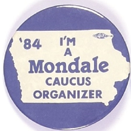 Mondale Iowa Caucus Organizer