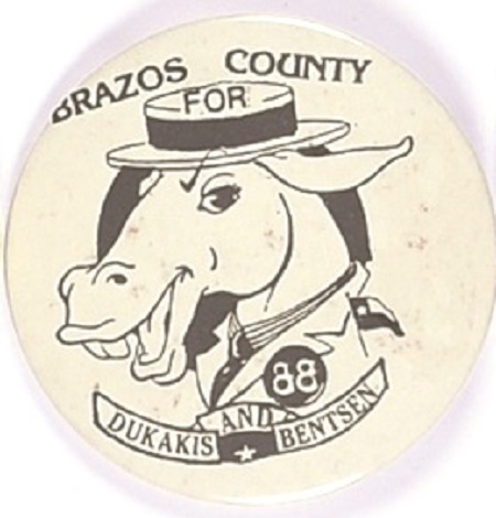 Brazos County for Dukakis White Version