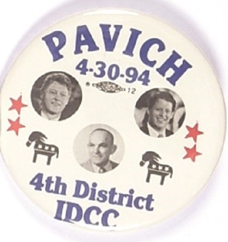Clinton, Gore, Pavich Iowa Coattail