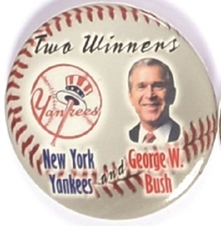 GW Bush New York Yankees