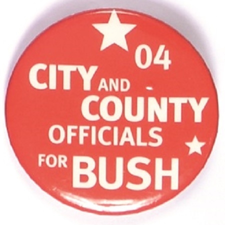 City and County Officials for Bush