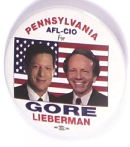 Gore, Lieberman Pennsylvania AFL-CIO