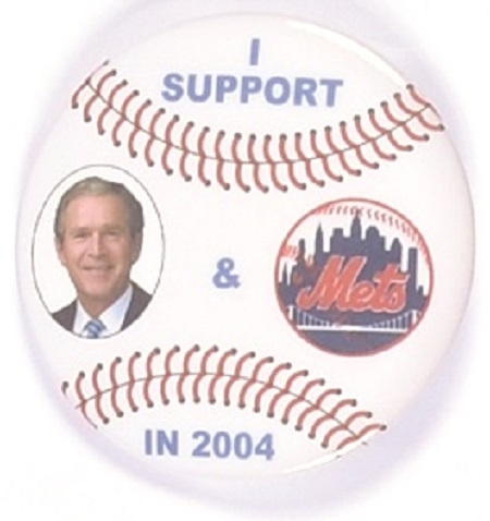 GW Bush New York Mets