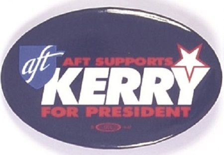 AFT Supports Kerry for President Blue Version