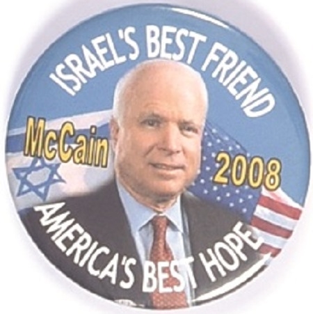 McCain Israels Best Friend