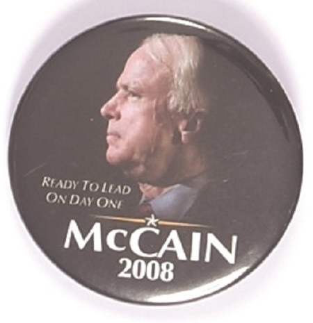 McCain Ready on Day One