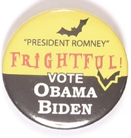 Frightful! Obama Halloween Pin
