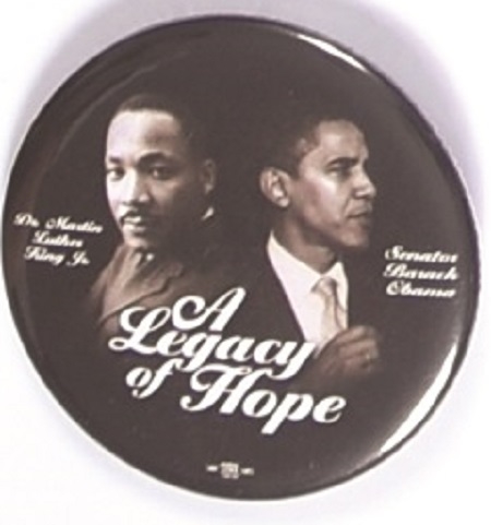 Obama, King Legacy of Hope