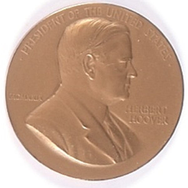 Herbert Hoover Inauguration Medal