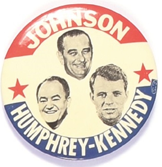 Johnson, Humphrey, Kennedy New York Coattail