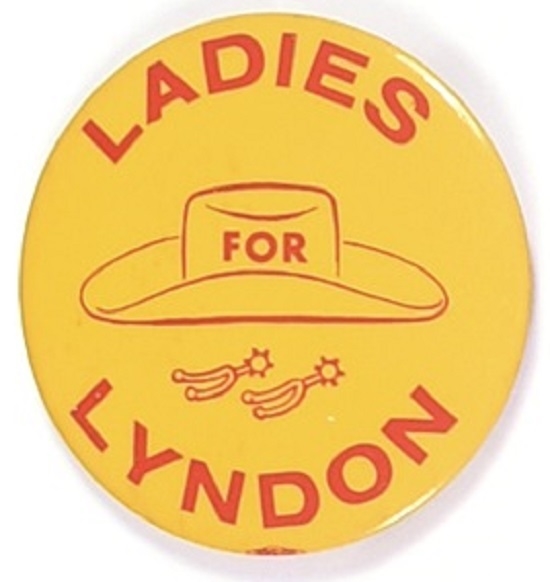 Ladies for Lyndon Large Celluloid