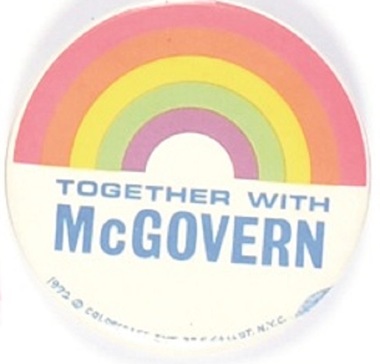 Together With McGovern Rainbow Pin