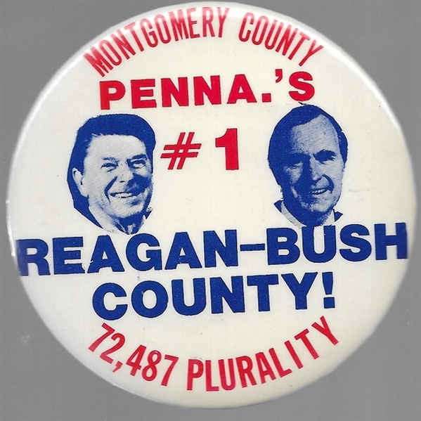 Reagan, Bush Montgomery County, Pa. 1980