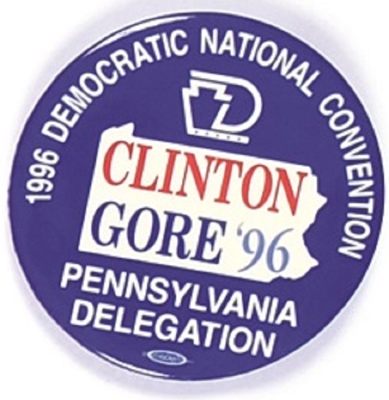 Clinton, Gore Pennsylvania Delegation