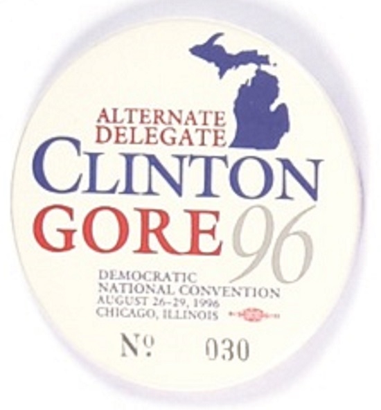 Clinton Michigan Alternate 1996 Delegate