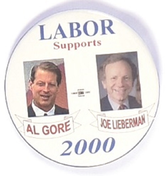 Gore, Lieberman Pennsylvania Labor Jugate