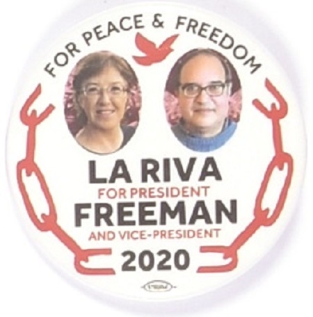 LaRiva and Freeman Peace and Freedom Party