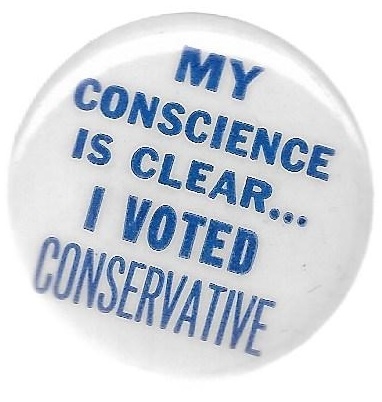 My Conscience is Clear, I Voted Conservative