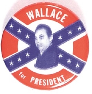 George Wallace Confederate Battle Flag Pin