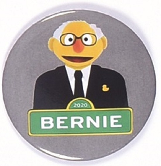 Bernie Sanders Sesame Street Pin
