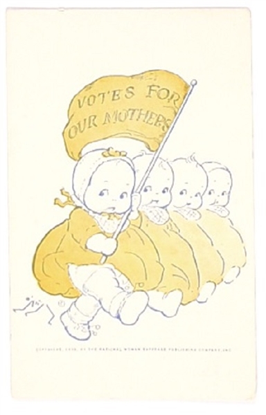 Suffrage Kewpies Postcard