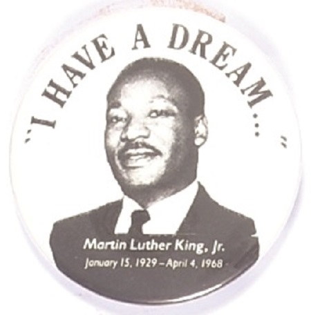 King I Have a Dream Memorial Pin