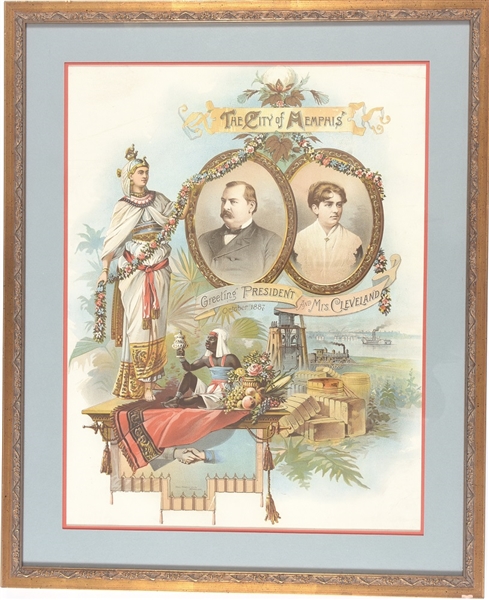 Mr. and Mrs. Cleveland Visit to Memphis Poster