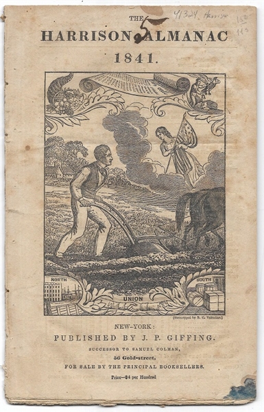 Harrison 1841 Almanac