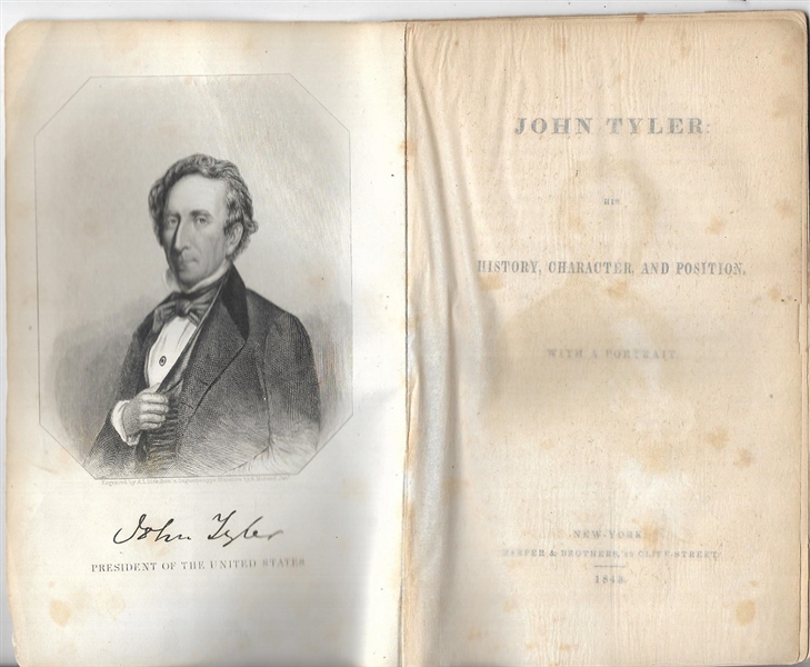 John Tyler 1843 Whig Booklet